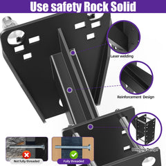 Qualward patented noise-reduction structure lowers vibration and road noise.