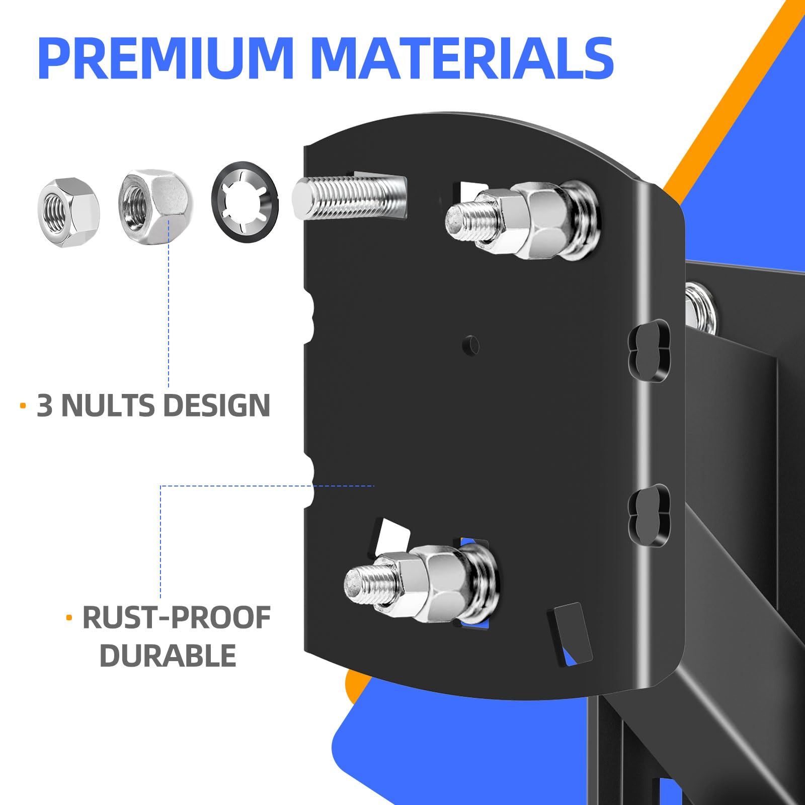 Universal compatibility fits 4, 5, and 6 lug wheels across common bolt patterns