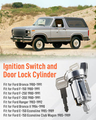 Quaneguzy door lock cylinders for Ford; secure locking and easy key turns.