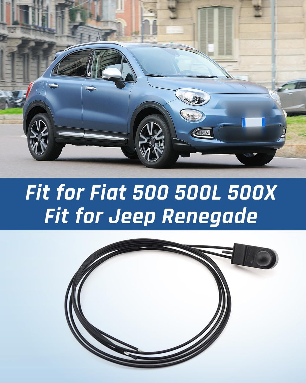 Quaneguzy outside ambient temperature sensor for Fiat 500L offers quick, accurate outdoor data.