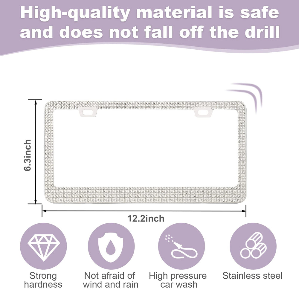QUANQIUFEI anti-theft screws secure your license plate quickly and safely.