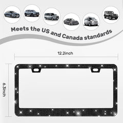 QUANQIUFEI license frame four corners polished to protect paint surface