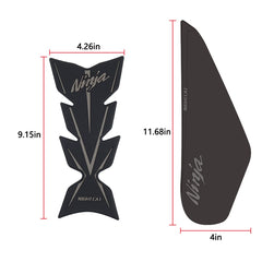 QUANT left side sticker enhances grip and protects the tank surface.
