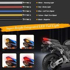 Quasco smoked taillight with integrated turn signals for CBR600RR provides clear signaling