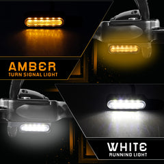 QUASCO switchback LEDs illustrate amber turns with flowing sequence