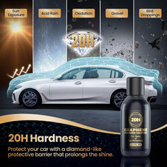 Qucship graphene coating application step 1 demonstrates even coverage and ease of use