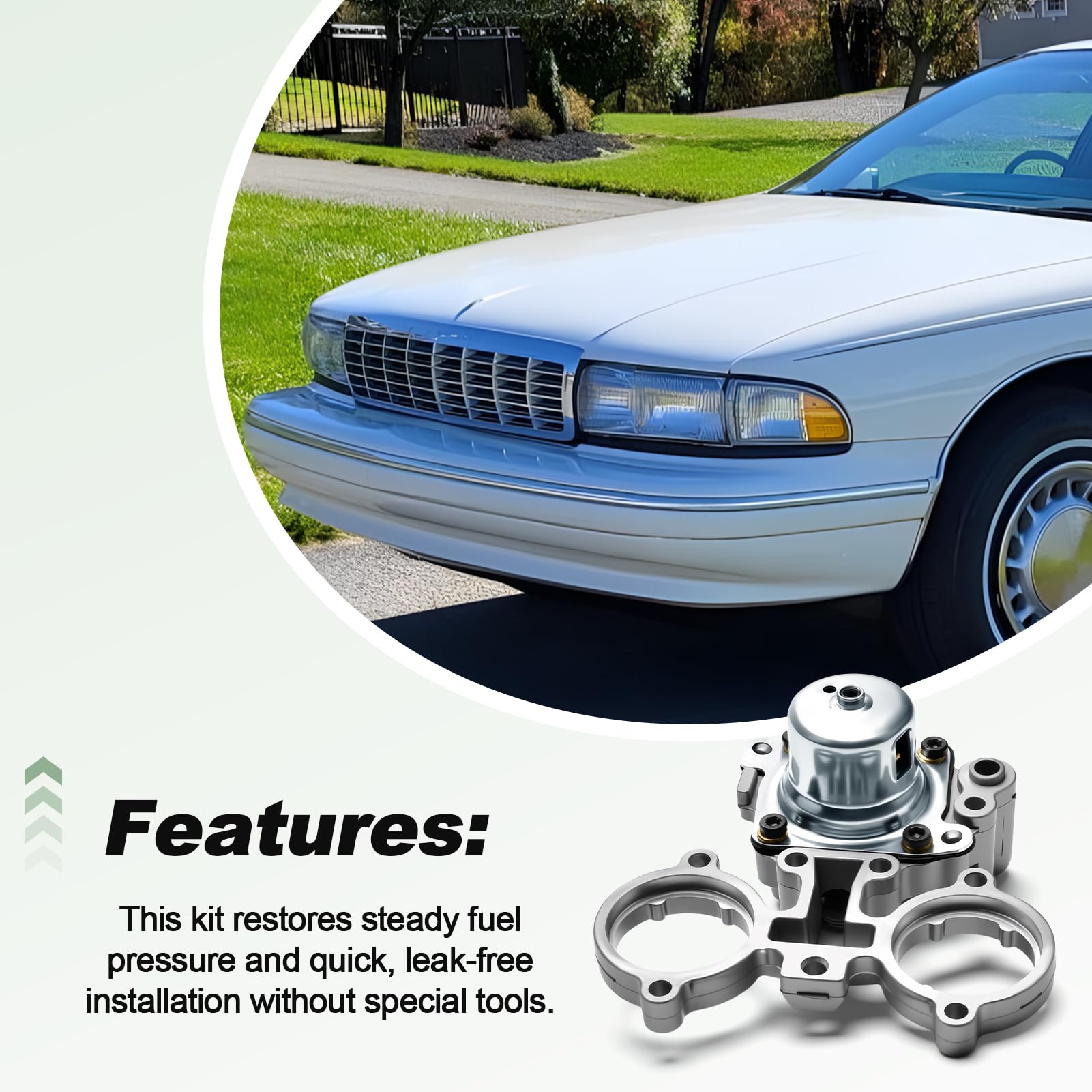 Quctaki regulator set dual ports enabling stable fuel flow