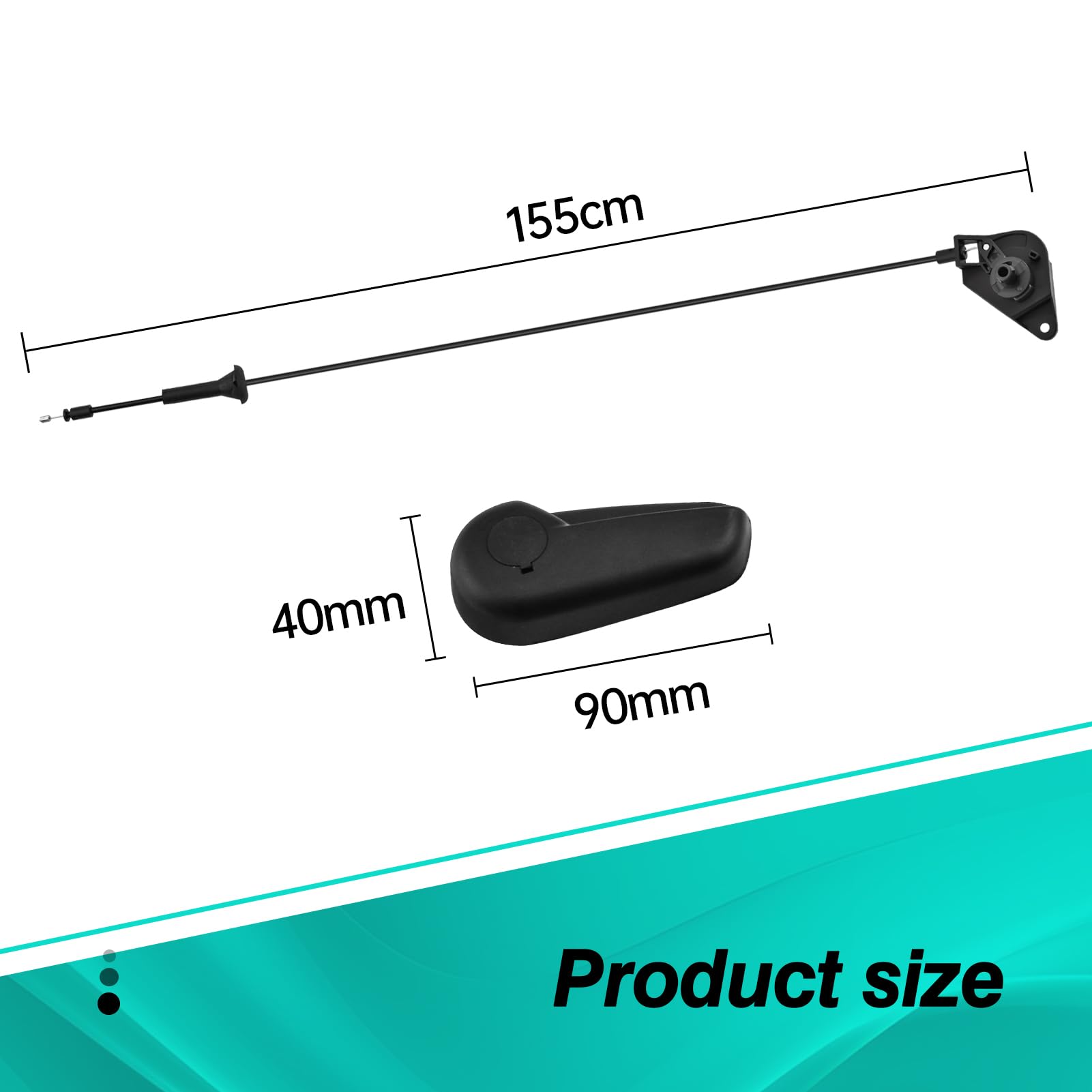 Quealzara durable hood release assembly designed for long-term use
