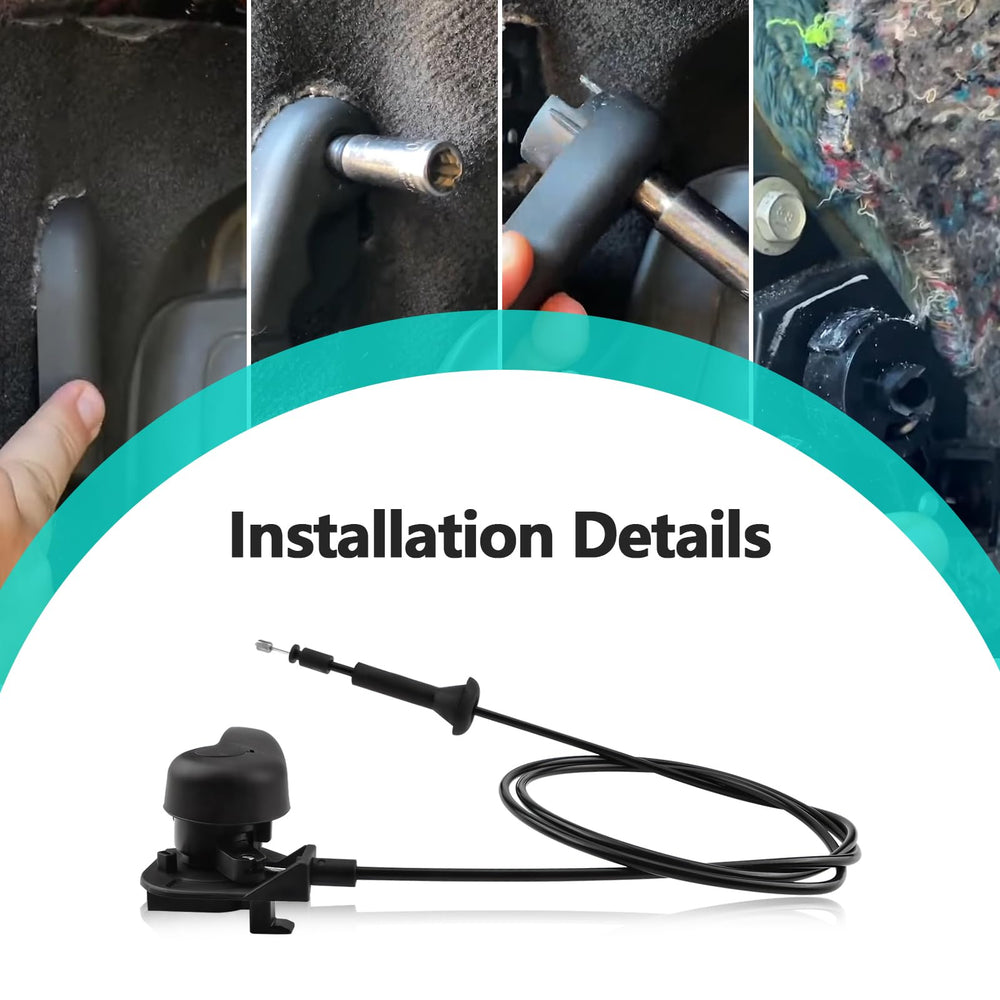 Quealzara Ford Fusion compatible release mechanism with smooth pull for servicing