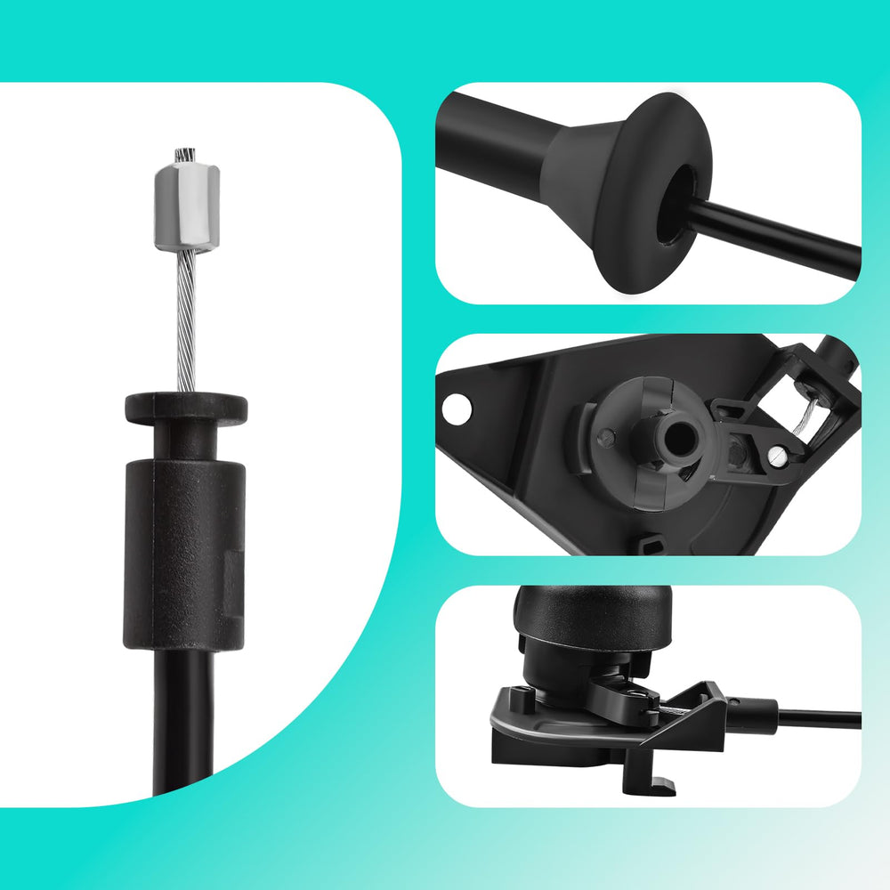 Quealzara hood handle and cable set as a reliable Fusion replacement