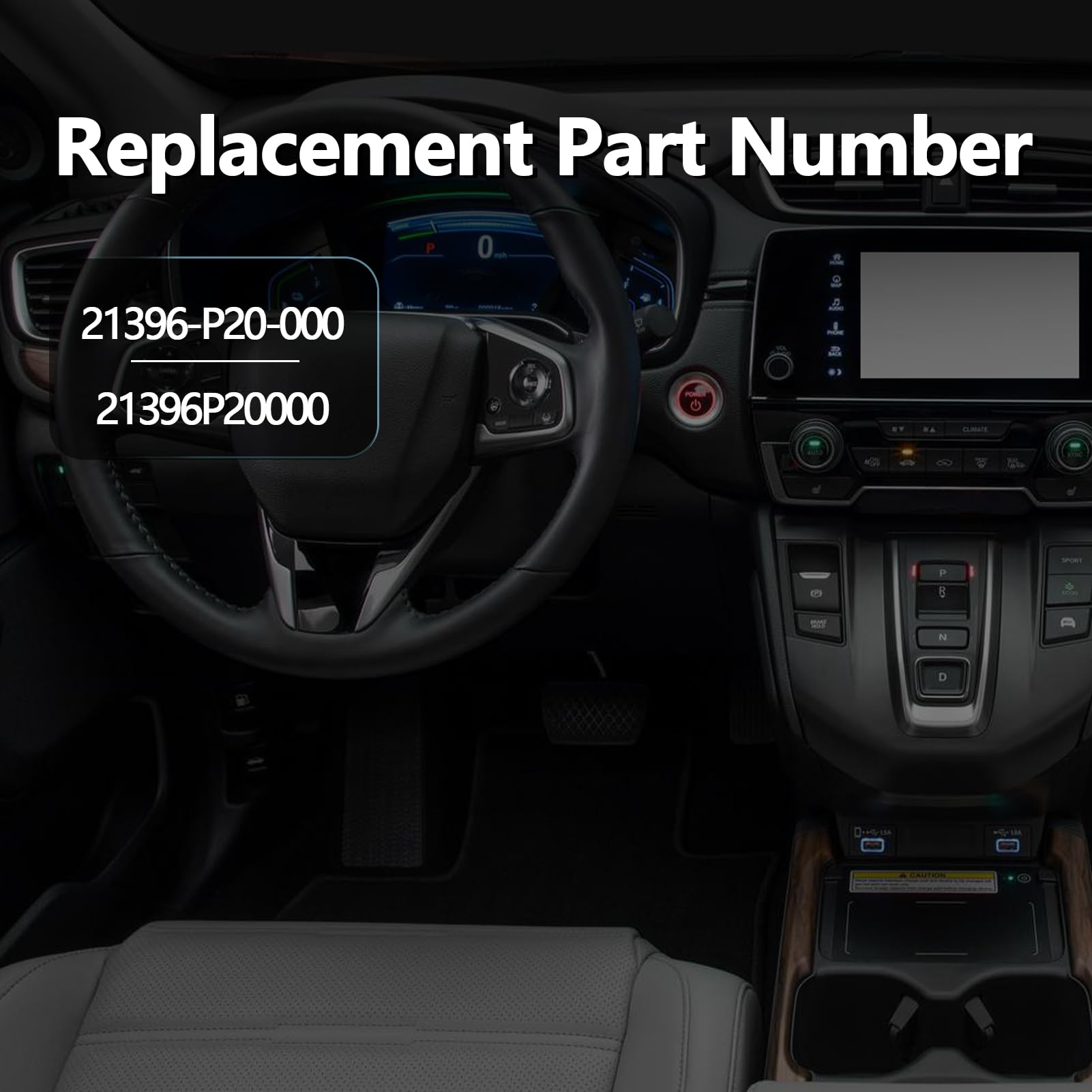 OEM-replacement Quealzara cap fits multiple Honda/Acura models and years