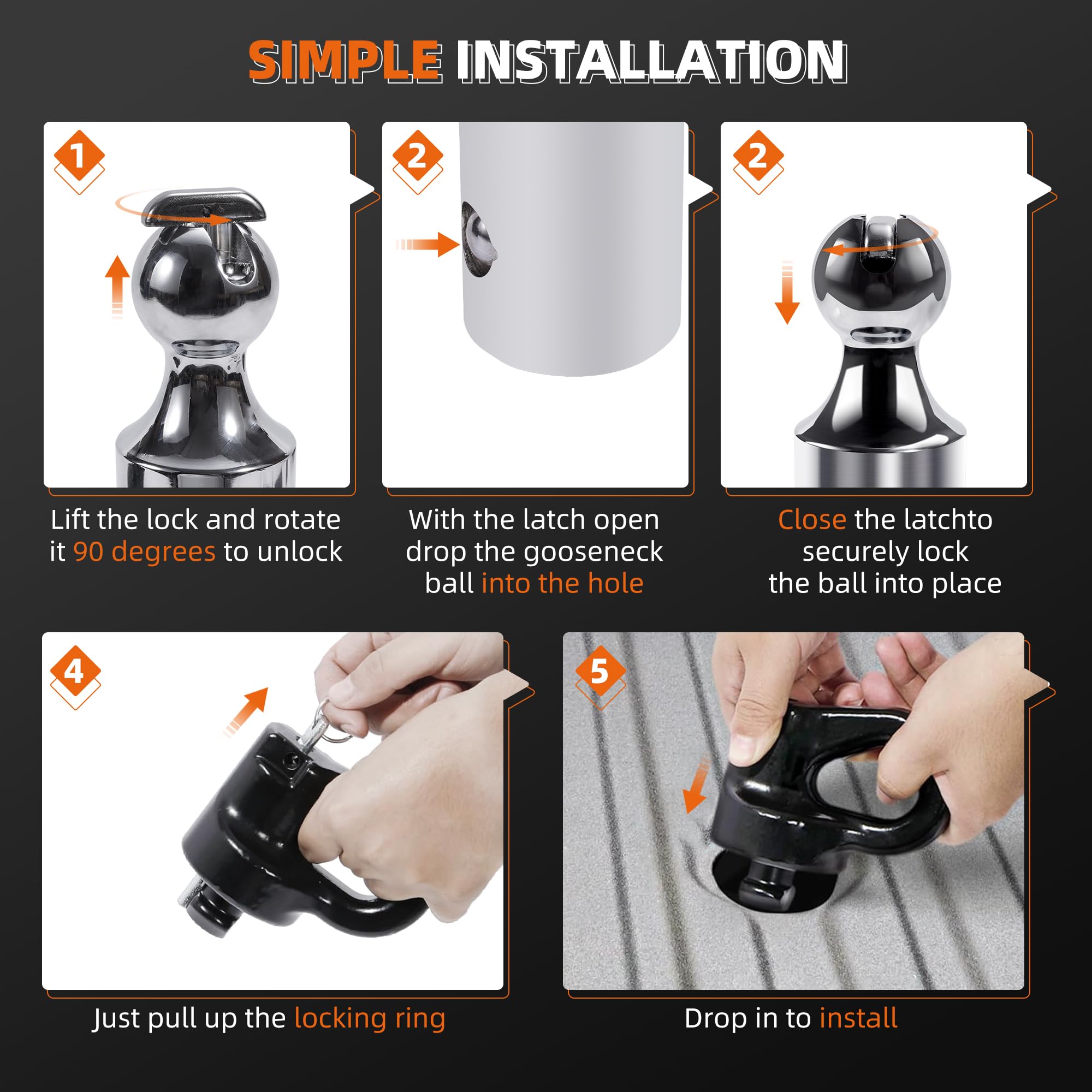 Queencar 60638 installation guide shows straightforward setup