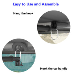 Qufiona anti-slip surface and rubber rings securing garments on the bar