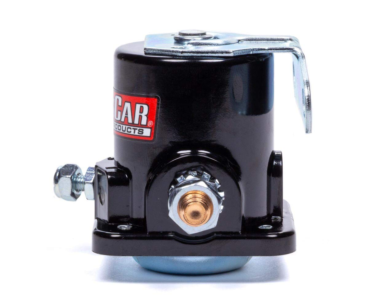 QuickCar 50-430 starter solenoid installed in a Ford-style system.