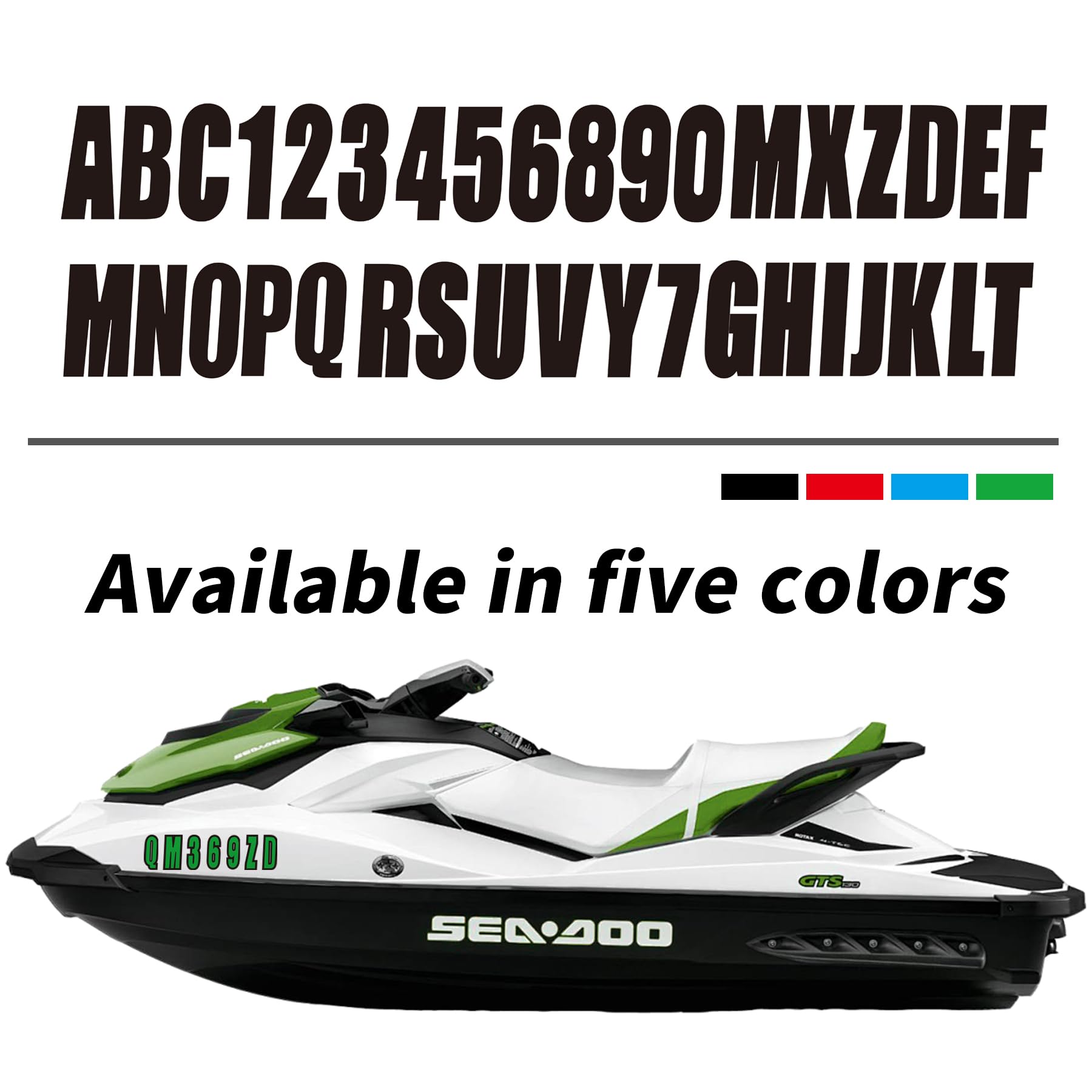 QuickMarine easy-peel application with clear backing makes labeling simple.
