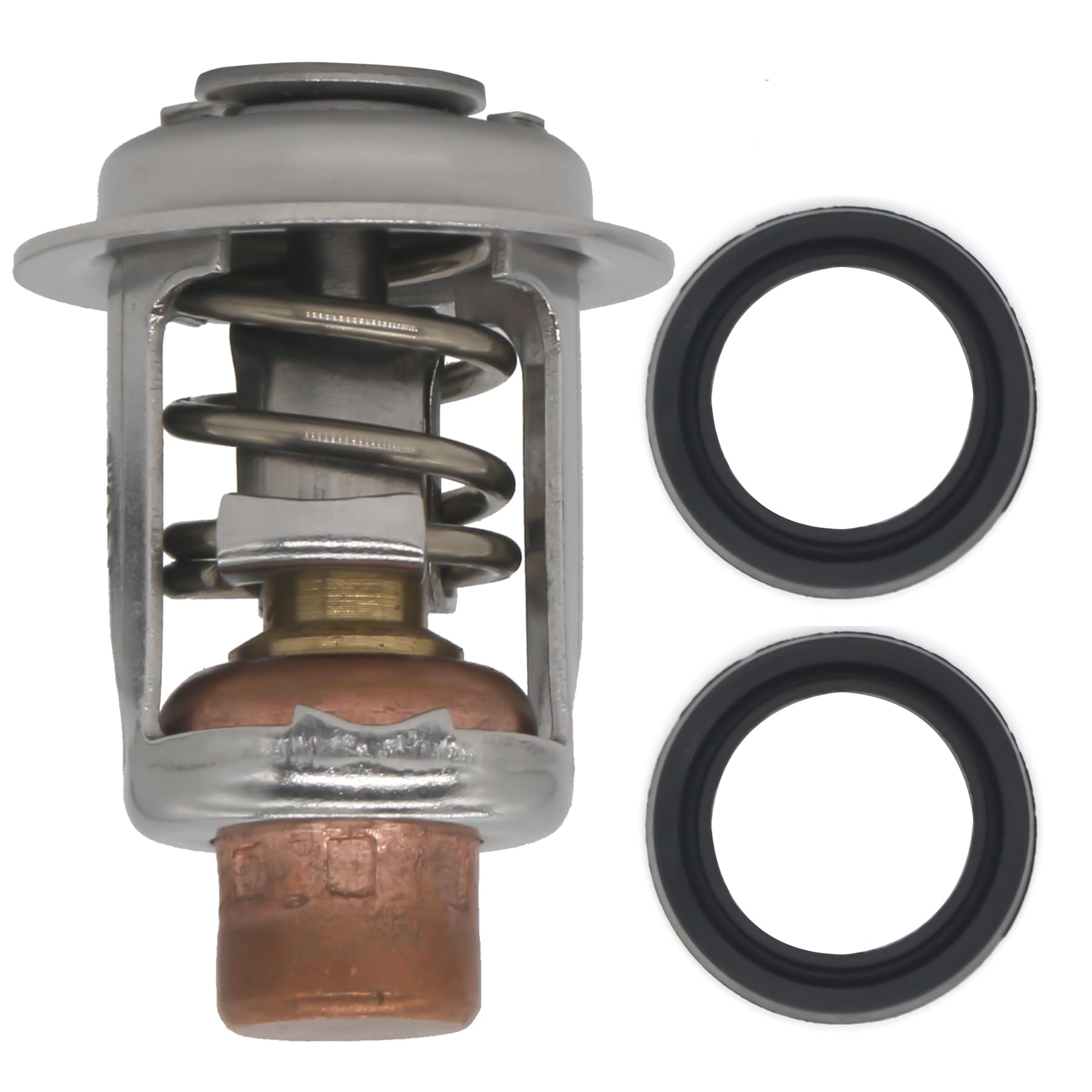 QuickMarine packaged thermostat kit shows ready-to-install parts for easy maintenance