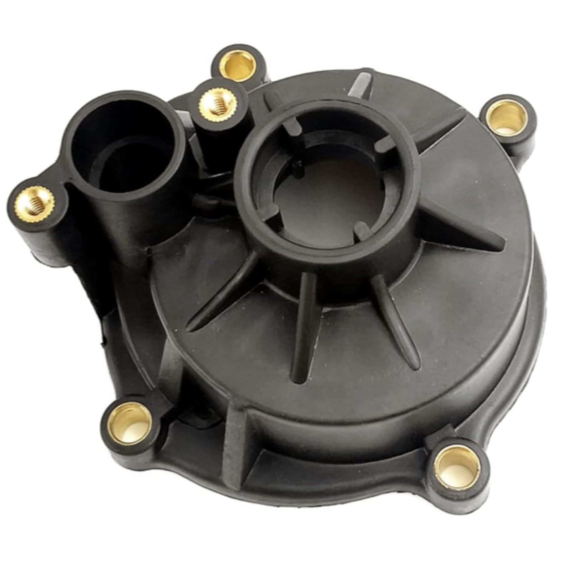 QuickMarine pump housing component ready for Johnson/Evinrude outboard installations