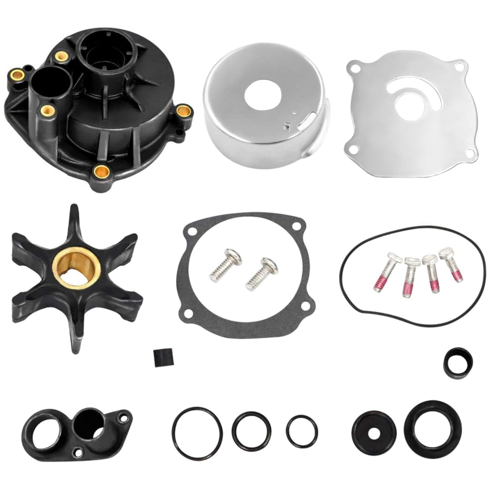 QuickMarine repair kit components for pump impeller and housing improve cooling performance