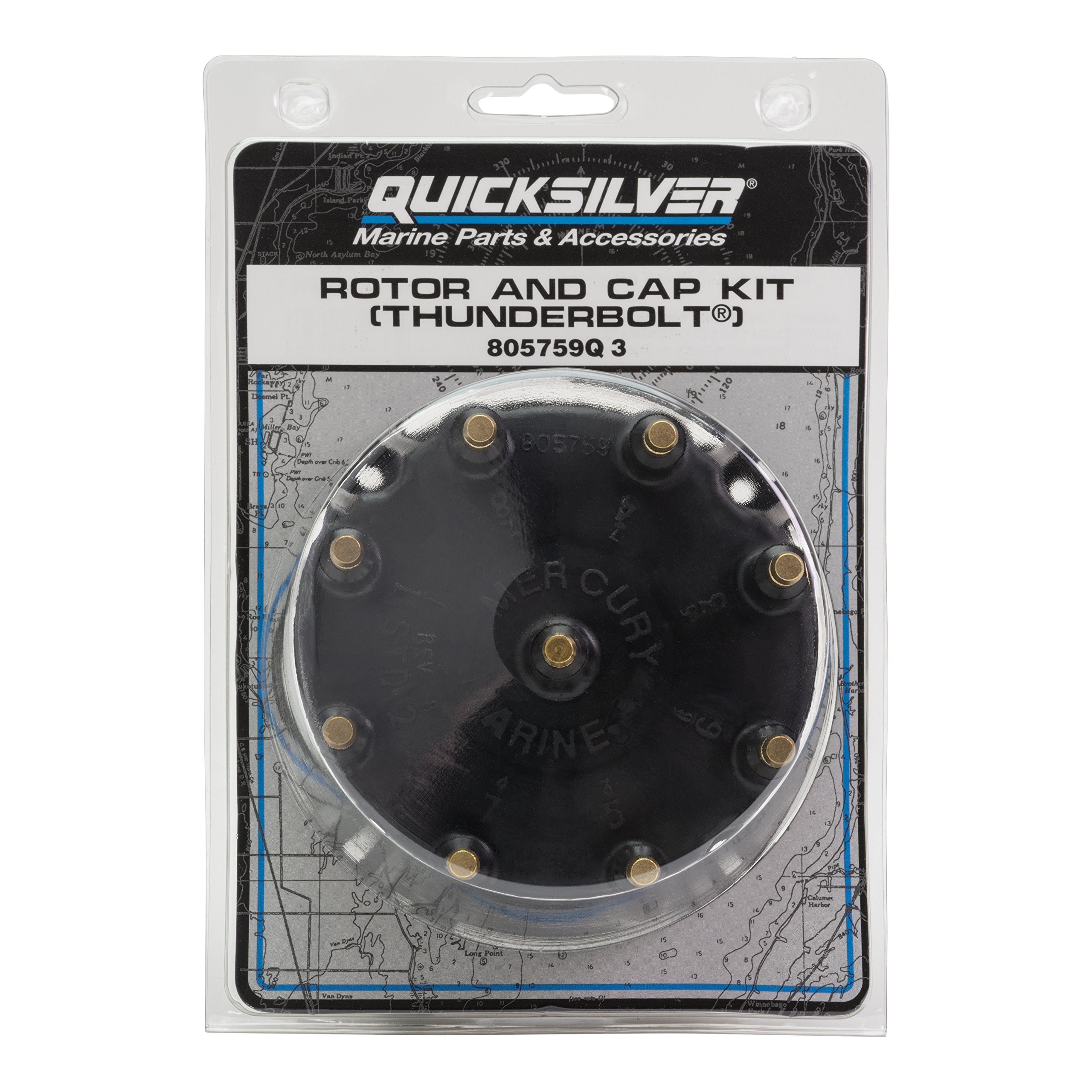 Quicksilver kit fits MerCruiser marine V8 engines with Thunderbolt IV and V HEI ignition.