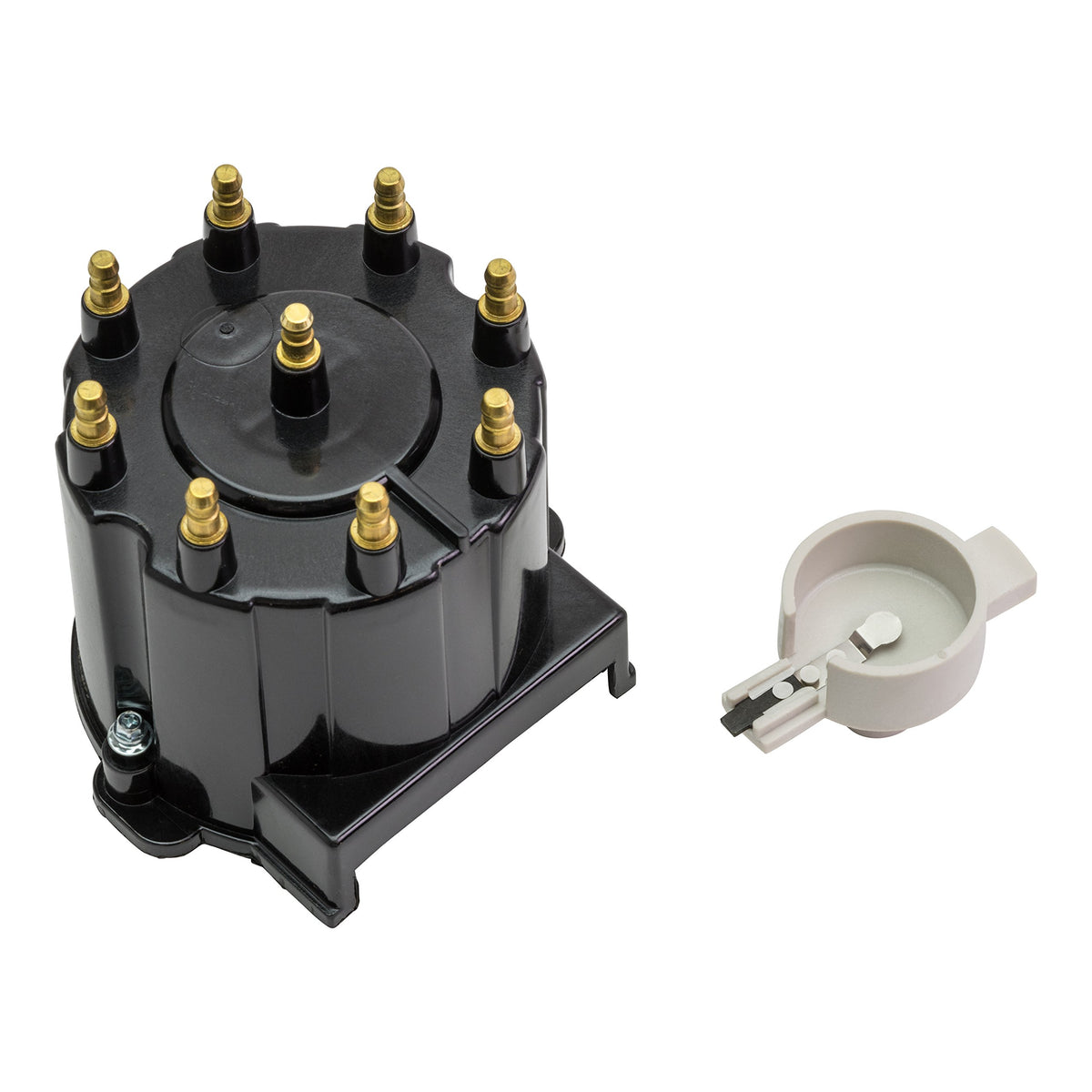 Quicksilver 808483Q1 distributor cap for Marinized V8 engines improves ignition reliability.