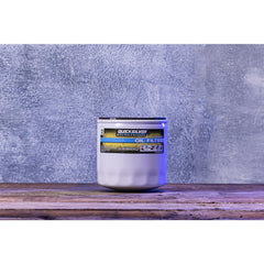 Quicksilver 858004Q thick metal shell provides corrosion-resistant durability.