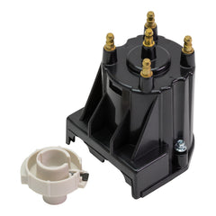 Quicksilver distributor cap kit brass inserts close-up illustrating durable connection points.