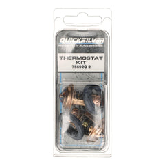 Quicksilver Mercury V6 outboard thermostat fitment showing proper engine cooling potential