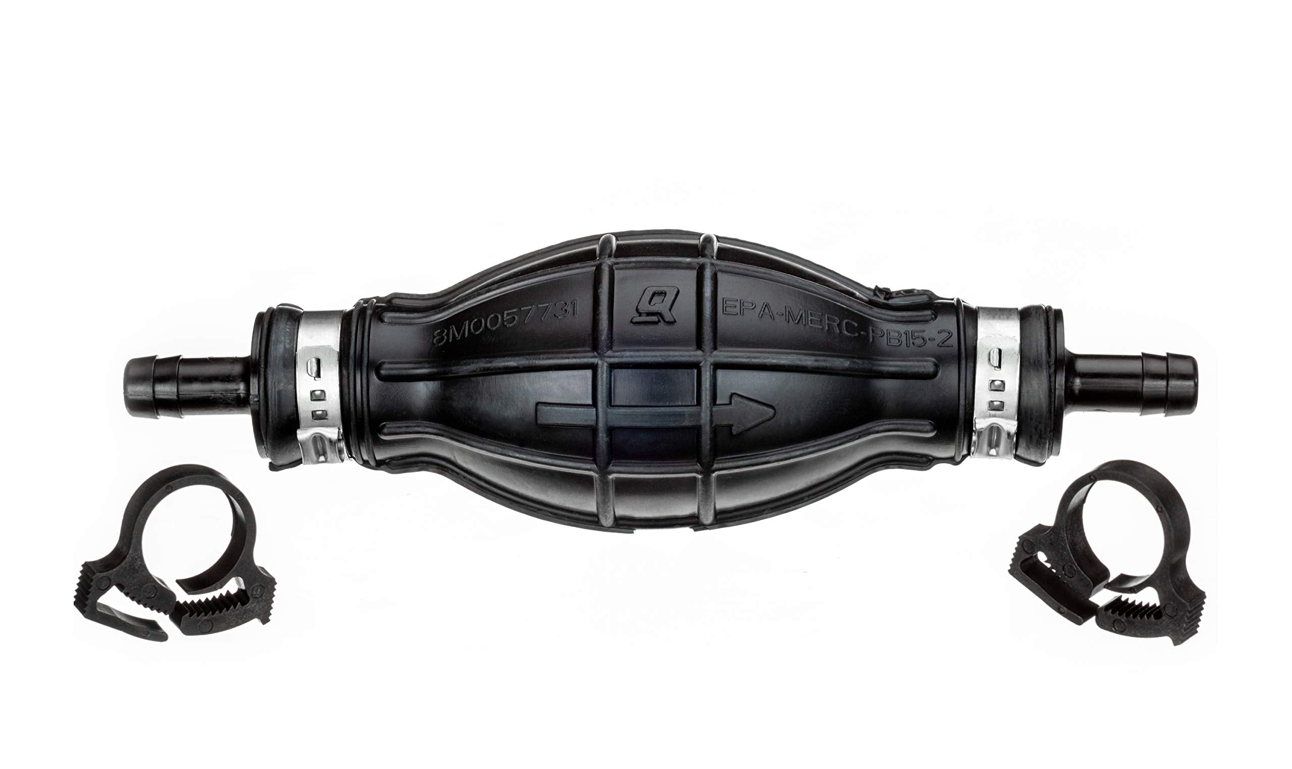 Quicksilver primer bulb 8M0061875 for 5/16 inch fuel lines ensures dependable fuel flow.