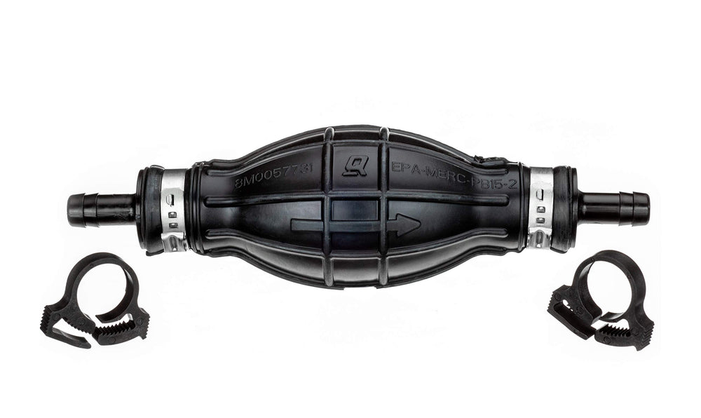 Quicksilver primer bulb 8M0061875 for 5/16 inch fuel lines ensures dependable fuel flow.