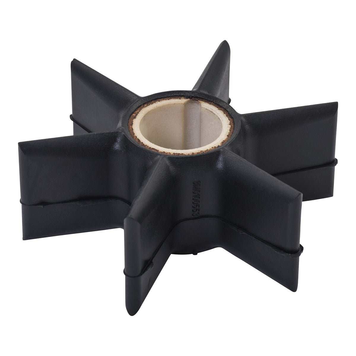 Quicksilver water pump impeller for Mercury Optimax outboards ensures reliable cooling.