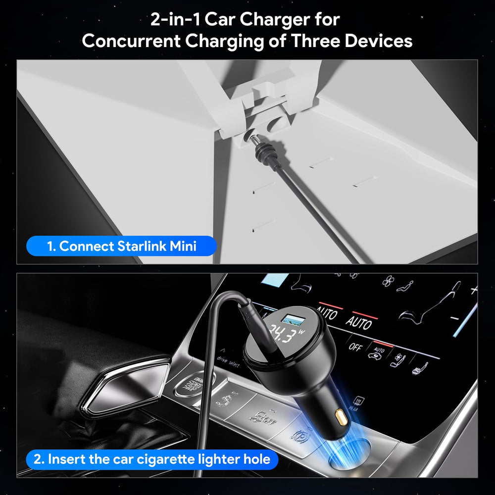 QUIDDITY Starlink Mini IP68 cable withstands rain and dust for outdoor use.