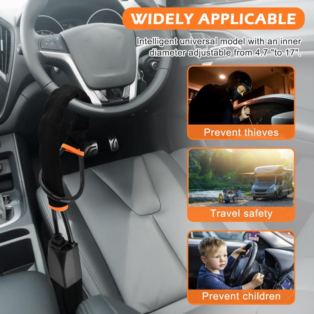 Quivorant universal fit range 4.7 to 17 inches suits most vehicles