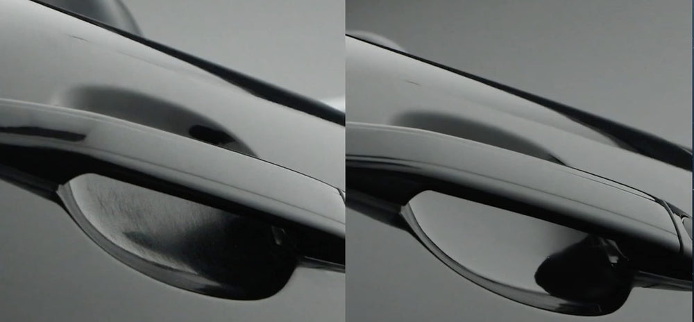 QUIXX finished finish shine reveals renewed vehicle gloss