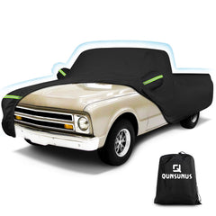 QUNSUNUS car cover front view for Chevrolet C10 shields paint from rain and sun