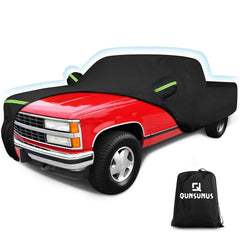 Quunsunus truck cover on a Chevy C/K shows all‑weather exterior protection