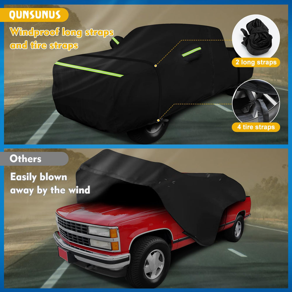 Quunsunus reflective strips on the cover enhance night visibility