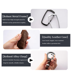 Qunzes brown fob cover providing full 360° protection against drops