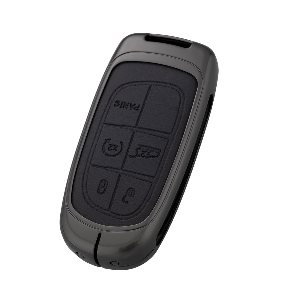 Qunzes journey fob cover leather buttons with soft touch.