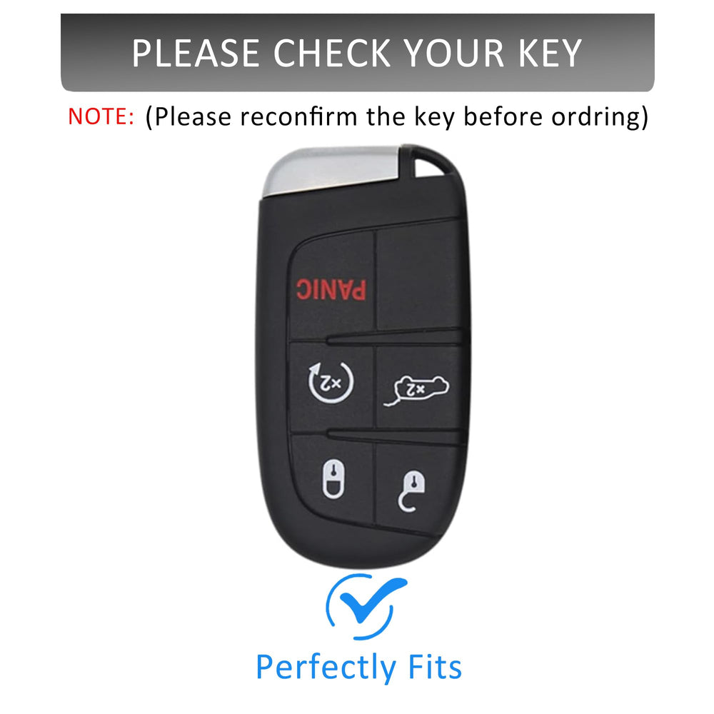 Qunzes renegade fob cover heavy-duty keychain keeps keys secure while driving.