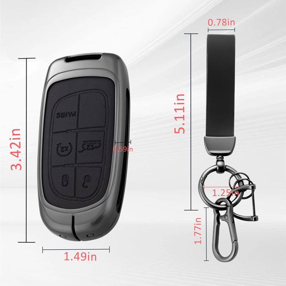 Qunzes wrangler fob cover heavy-duty keeps your keychain secure.