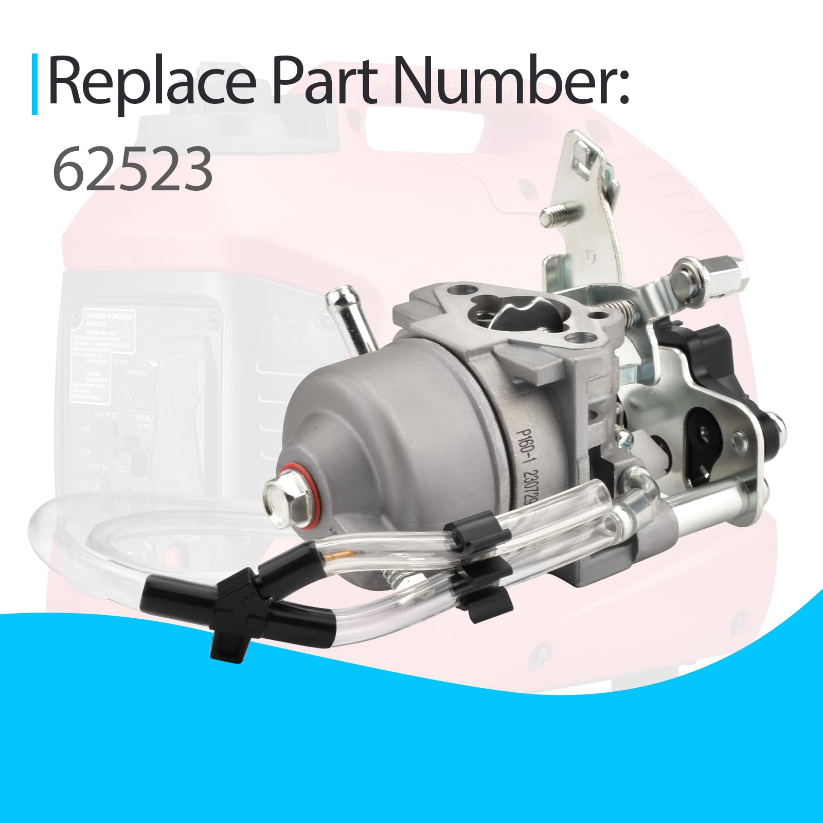 Quorlentia carburetor installation view showing quick swap design