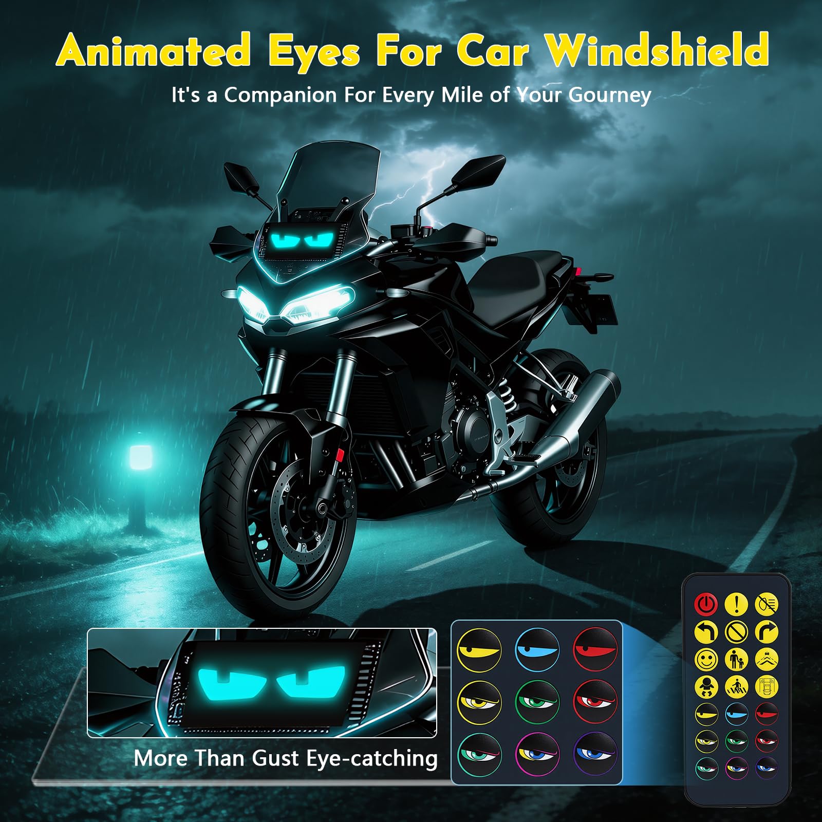 Quplavo Devil Eye Lights offer multi-color patterns for events and promotions