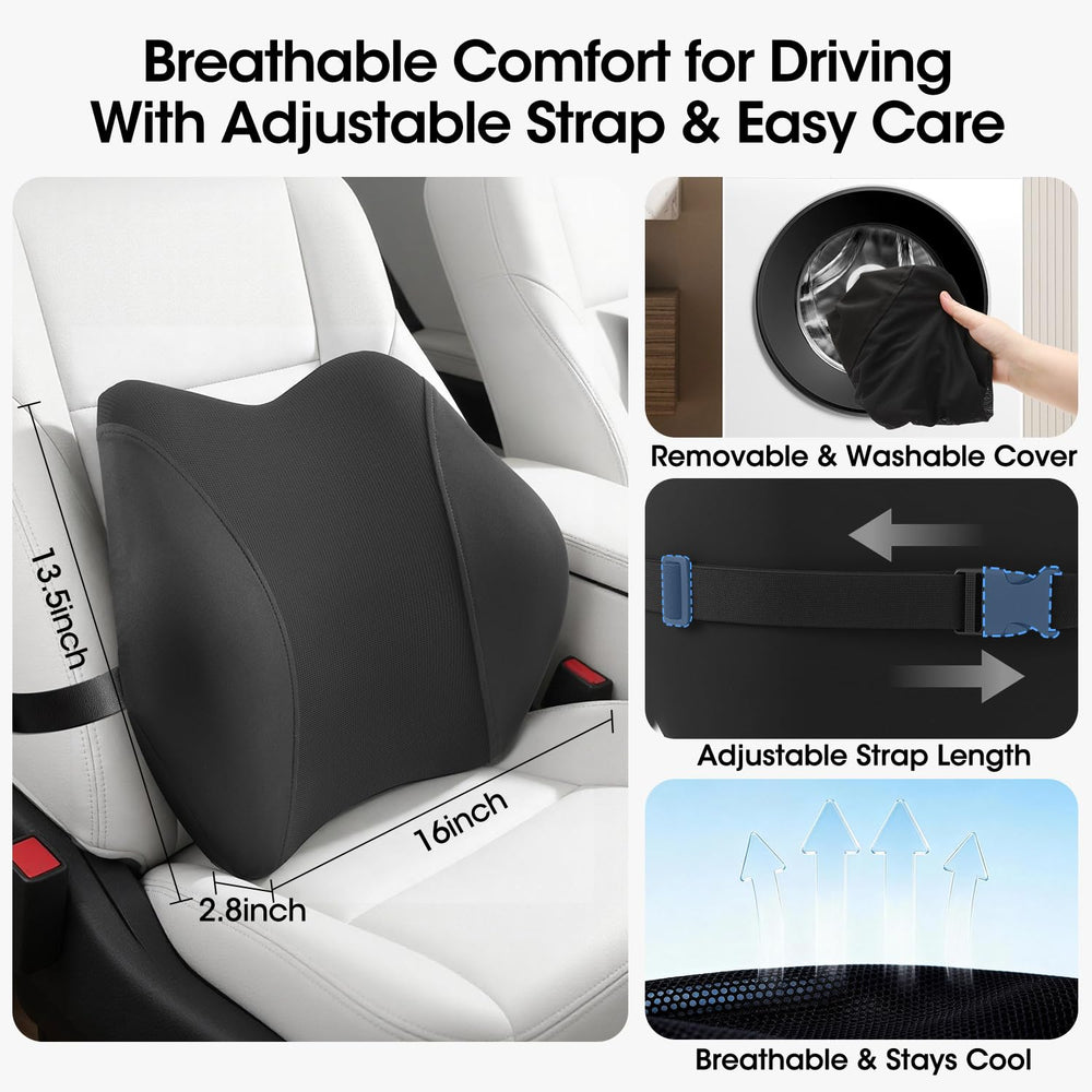 QUTOOL long-drive comfort supports posture on extended road trips.