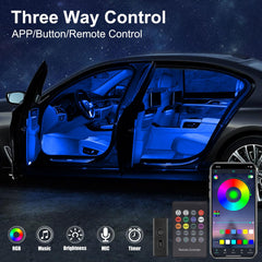 QVEVDACAR fiber-optic inside lighting with flexible, shapeable design.