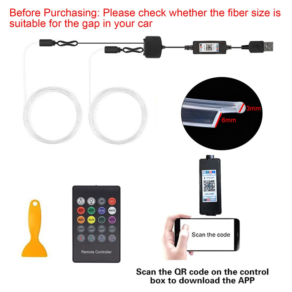 QVEVDACAR remote and app control for easy wireless adjustment.