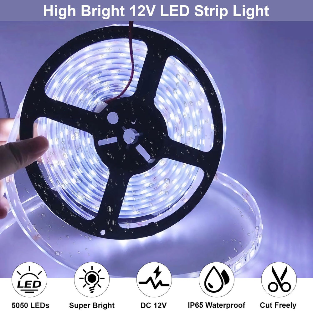 QVEVDACAR RV Awning Light Strip is waterproof to handle rain at campsites