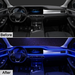 QVEVDACAR under-dash lights add subtle interior accent