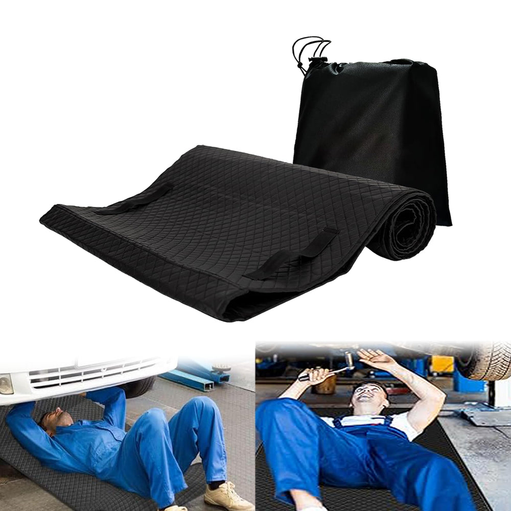 QVIKPMU mechanic mat with storage bag for organized workspace