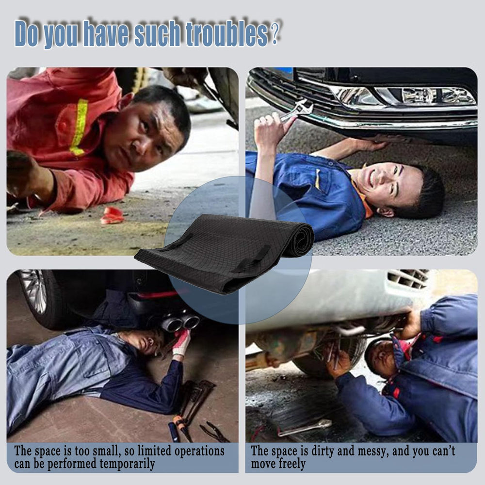 QVIKPMU mechanic mat PU fabric inner layer for grip and stability