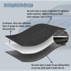 QVIKPMU mechanic mat enables smooth rolling movement under vehicles